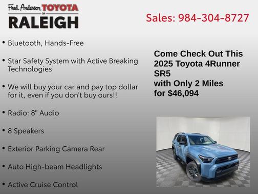 2025 Toyota 4Runner SR5