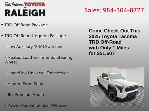 2025 Toyota Tacoma TRD Off Road