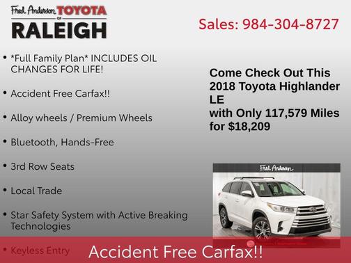 2018 Toyota Highlander LE