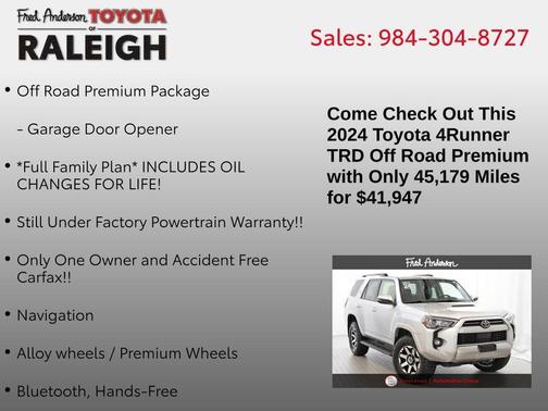 2024 Toyota 4Runner TRD Off Road Premium