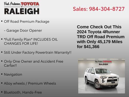 2024 Toyota 4Runner TRD Off Road Premium