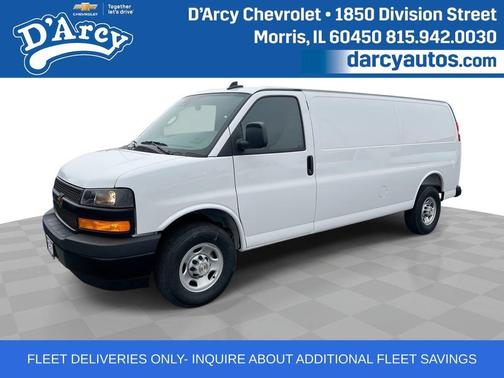 Summit White 2025 Chevrolet Express 3500 Work Van