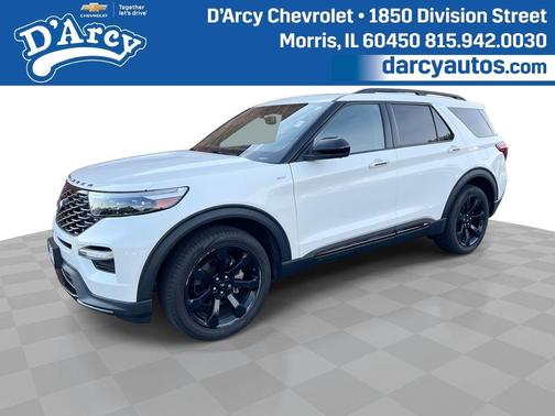 White Metallic 2023 Ford Explorer ST-Line