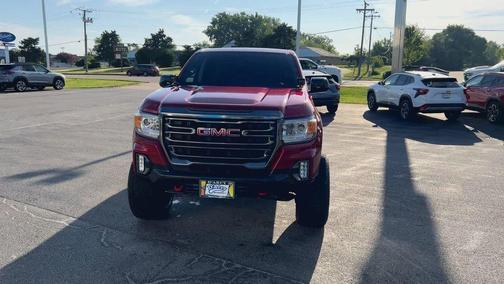 Cayenne Red Tintcoat 2021 GMC Canyon AT4 w/Cloth
