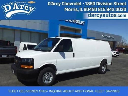 Summit White 2025 Chevrolet Express 3500 Work Van