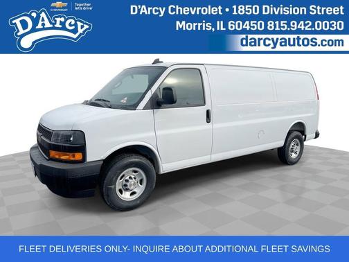 Summit White 2025 Chevrolet Express 3500 Work Van