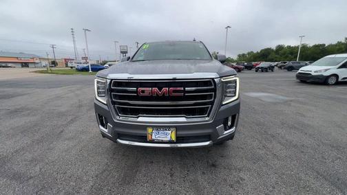Satin Steel Metallic 2021 GMC Yukon SLT