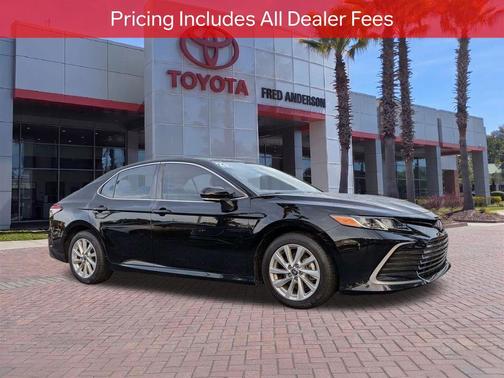 Midnight Black Metallic 2023 Toyota Camry LE