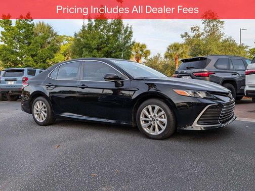 Midnight Black Metallic 2023 Toyota Camry LE