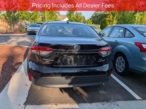 Midnight Black Metallic 2024 Toyota Corolla Hybrid LE