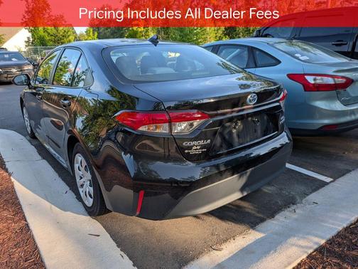 Midnight Black Metallic 2024 Toyota Corolla Hybrid LE