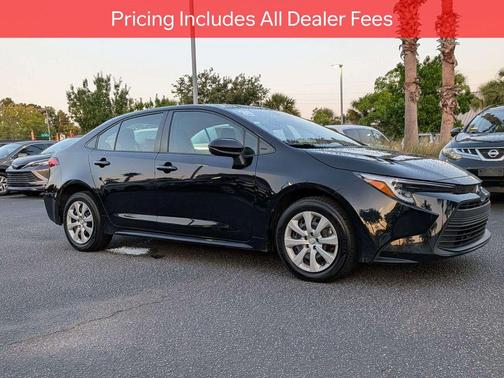 Midnight Black Metallic 2024 Toyota Corolla Hybrid SE
