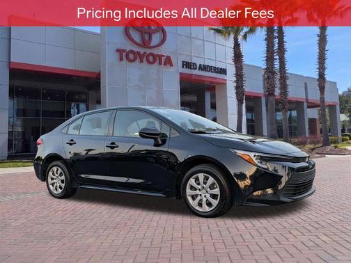 Midnight Black Metallic 2024 Toyota Corolla Hybrid SE
