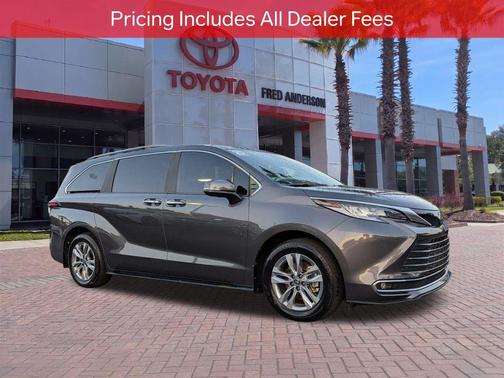 Magnetic Gray Metallic 2025 Toyota Sienna Limited