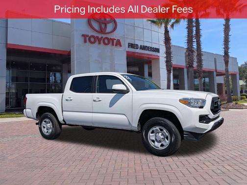 White 2022 Toyota Tacoma SR
