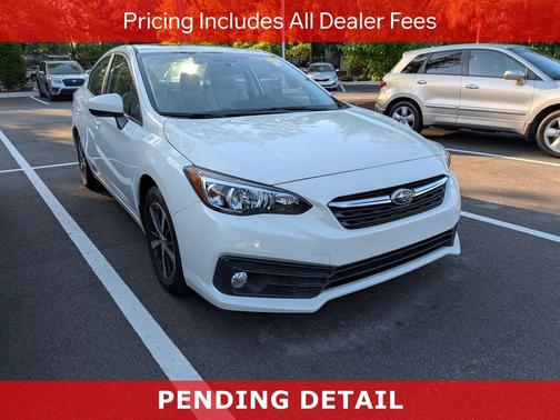 Crystal White Pearl 2022 Subaru Impreza Premium