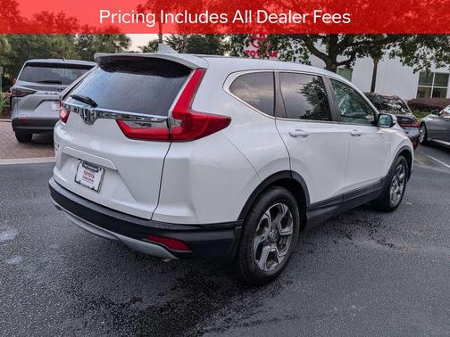 Platinum White Pearl 2019 Honda CR-V EX