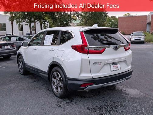 Platinum White Pearl 2019 Honda CR-V EX