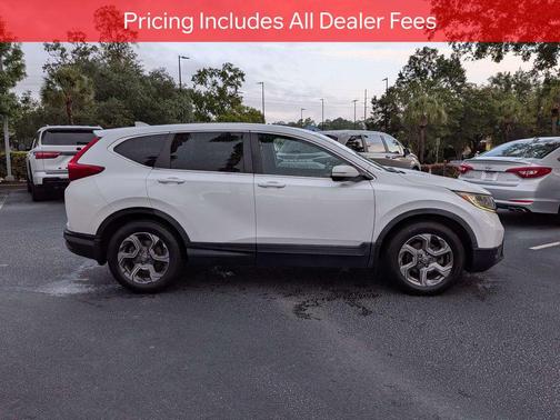 Platinum White Pearl 2019 Honda CR-V EX