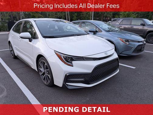 Super White 2020 Toyota Corolla SE