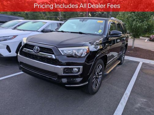 Midnight Black Metallic 2018 Toyota 4Runner Limited