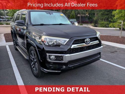 Midnight Black Metallic 2018 Toyota 4Runner Limited