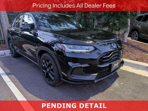 Crystal Black Pearl 2025 Honda HR-V 2WD Sport