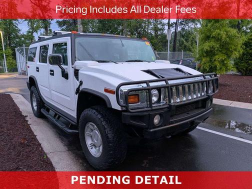 White 2004 Hummer H2 Base