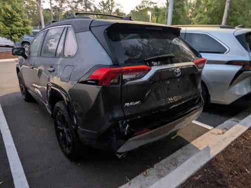 Magnetic Gray Metallic/Midnight Black Metallic 2025 Toyota RAV4 Hybrid SE