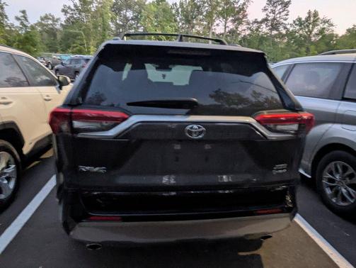 Magnetic Gray Metallic/Midnight Black Metallic 2025 Toyota RAV4 Hybrid SE