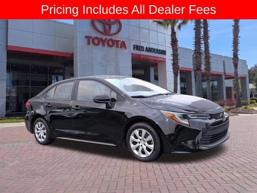 Midnight Black Metallic 2023 Toyota Corolla LE