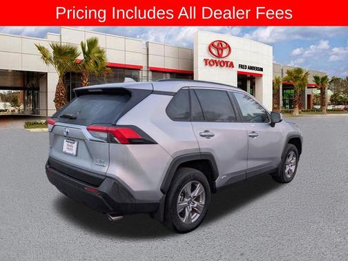 Silver Sky Metallic 2024 Toyota RAV4 Hybrid XLE