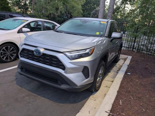 Silver Sky Metallic 2024 Toyota RAV4 Hybrid XLE
