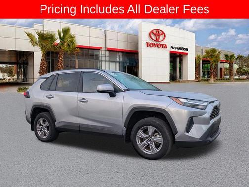 Silver Sky Metallic 2024 Toyota RAV4 Hybrid XLE