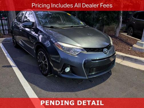 Slate Metallic 2016 Toyota Corolla S Plus