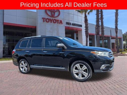 Black 2013 Toyota Highlander Limited