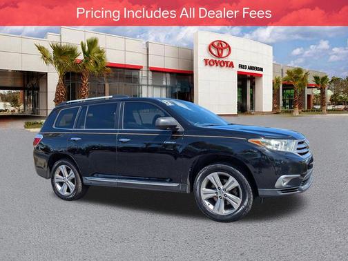 Black 2013 Toyota Highlander Limited