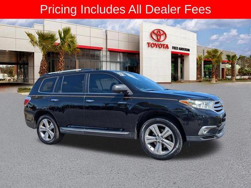 Black 2013 Toyota Highlander Limited
