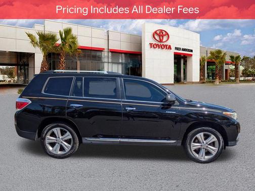 Black 2013 Toyota Highlander Limited