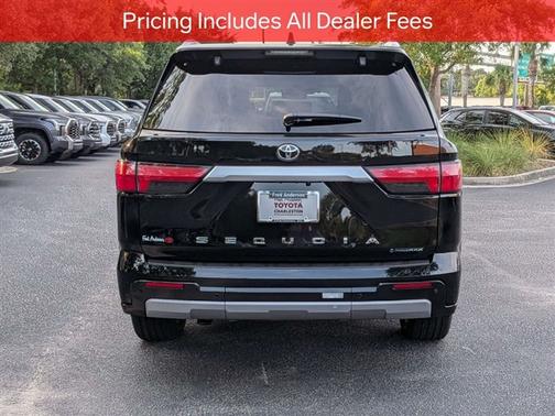 Midnight Black Metallic 2026 Toyota Sequoia Capstone