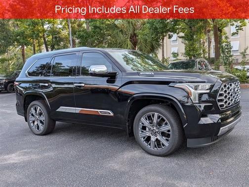 Midnight Black Metallic 2026 Toyota Sequoia Capstone