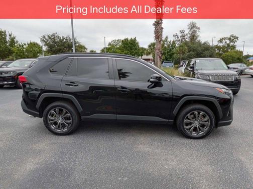 Midnight Black Metallic 2024 Toyota RAV4 Hybrid XLE Premium