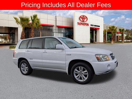 Super White 2007 Toyota Highlander Hybrid Limited