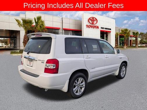 Super White 2007 Toyota Highlander Hybrid Limited