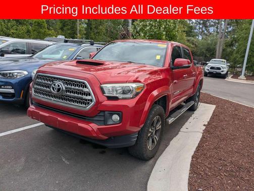 Barcelona Red Metallic 2017 Toyota Tacoma TRD Sport