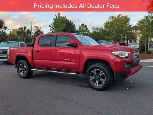 Barcelona Red Metallic 2017 Toyota Tacoma TRD Sport