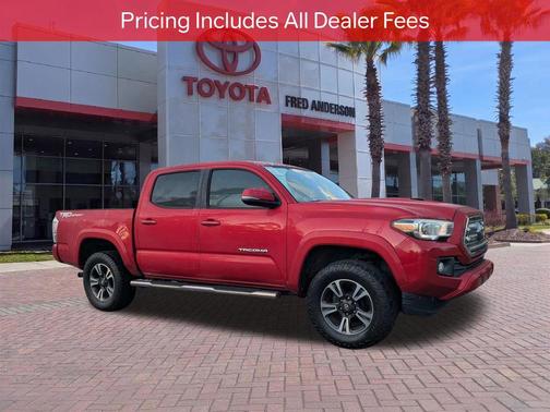 Barcelona Red Metallic 2017 Toyota Tacoma TRD Sport