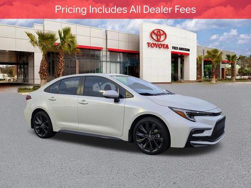 Wind Chill Pearl 2025 Toyota Corolla XSE