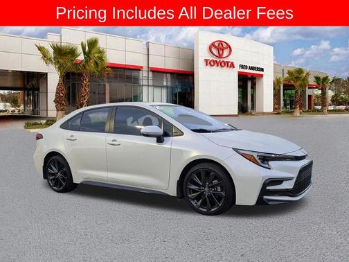 Wind Chill Pearl 2025 Toyota Corolla XSE