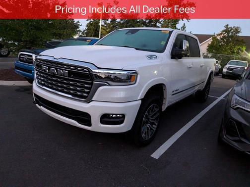Ivory White Tri-Coat Pearlcoat 2025 RAM 1500 Limited